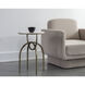 Alicent 24 X 16 inch White Marble End Table